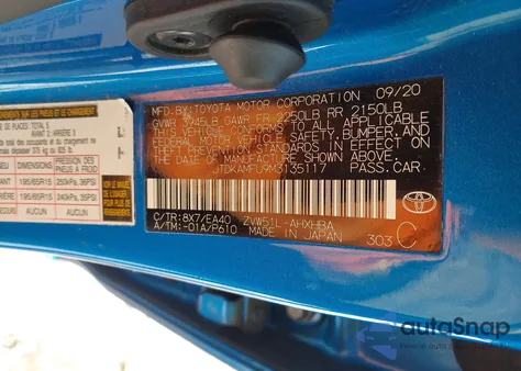 2021 Toyota Prius Limited from USA, damaged, VIN JTDKAMFU9M3135117